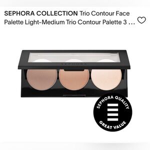 Sephora Powder Trio Contour Face Palette - Light-Medium